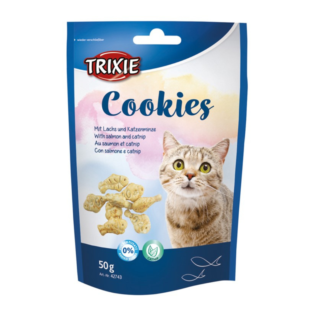 Cookies med lax och catnip